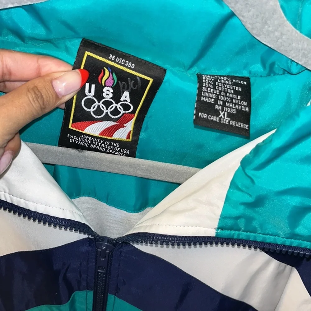 Vintage USA Olympics windbreaker - Picture 3 of 4
